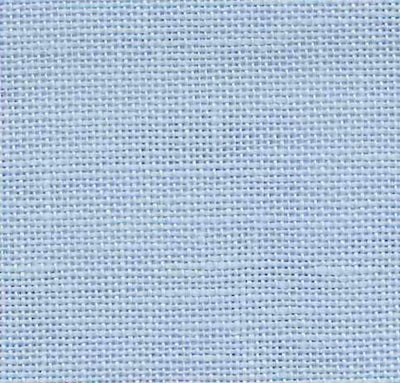 Zweigart - lin belfast 32 count - 3609/562 - ice blue - 19 x 27 pouces