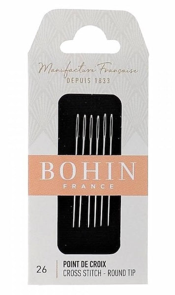 Aiguilles Bohin 22 - tapisserie sans pointe