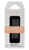 Aiguilles Bohin 22 - tapisserie sans pointe