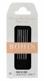 Aiguilles Bohin 28 - tapisserie sans pointe