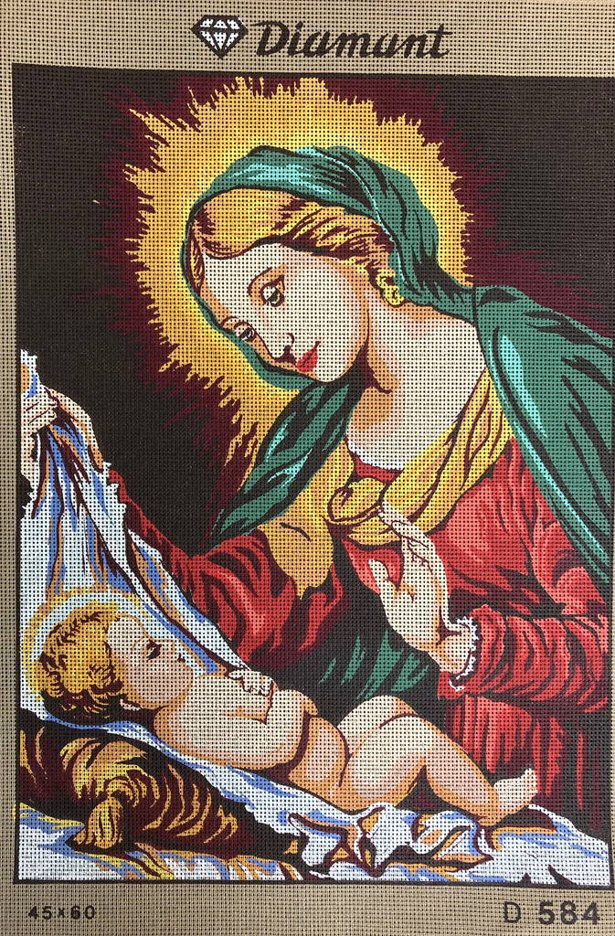 Toile imprimée pour petit point - D-584