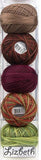 Assortiment fils Lizbeth grosseur 20 -  Autumn