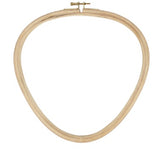 Cerceau-tambour bois - triangle 10 pouces - 25 cm