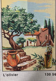 Toile imprimée pour petit point - 130.56 (Nuances)