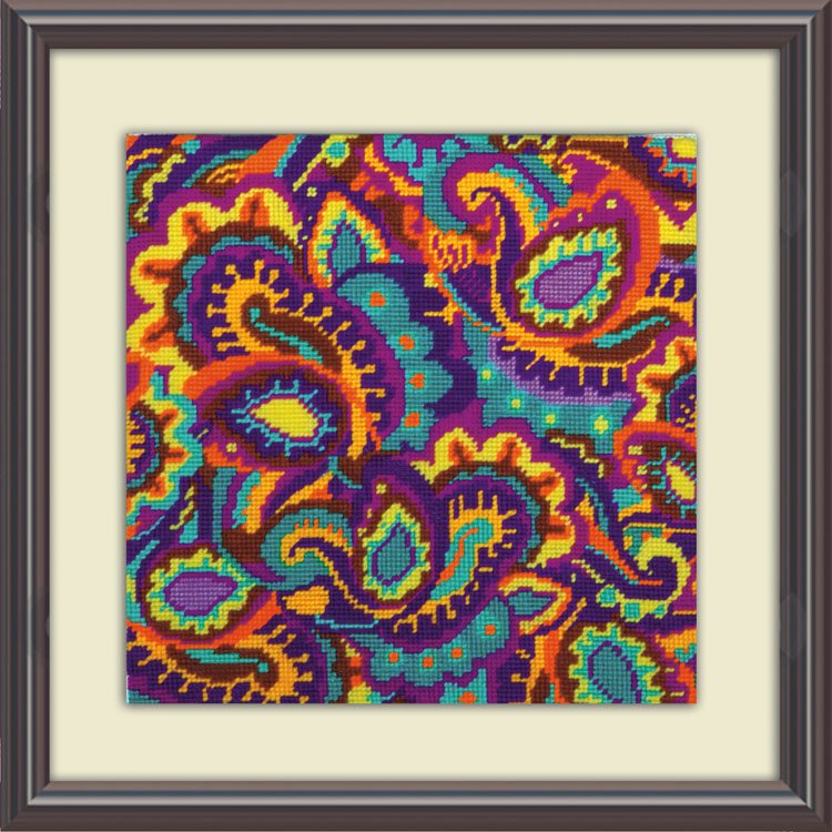Kit petit point - Paisley 2521