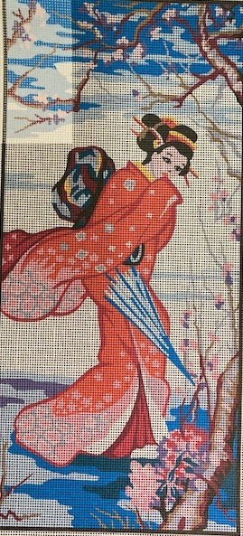 Toile imprimée pour petit point - 8054
