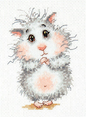 Kit point de croix - Buy an hamster, please!