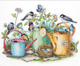 kit point de croix imprimé - Watering cans