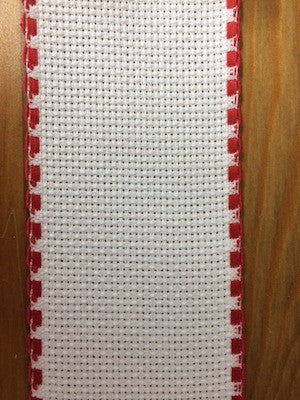 Bande aida - 5 cm/2 pouces - bordure rouge
