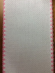 Bande aida - 8 cm/3 pouces - bordure rose