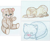 Kit broderie traditionnelle - Huggable animals