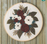 Kit broderie traditionnelle - posey bouquet
