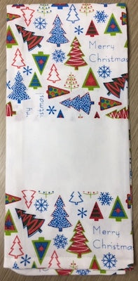 Linge à broder - sapin