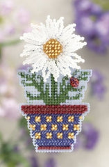 kit à perler - White daisy
