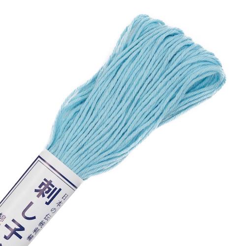 Fil Sashiko de marque Olympus - aqua - 08