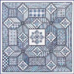 grille blackwork - Shooting star